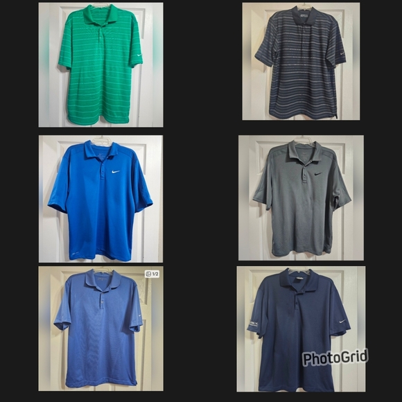 Nike Other - Nike Men's Polo Shirts - 6 Shirts Size Medium